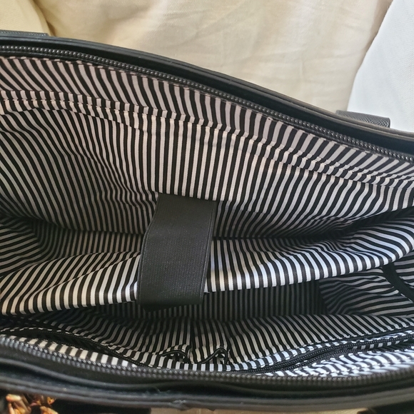 Women's Ecosusi black labtop tote bag - Picture 4 of 10